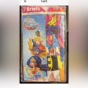 DC Super Hero Girls Kids Briefs - Multicolor